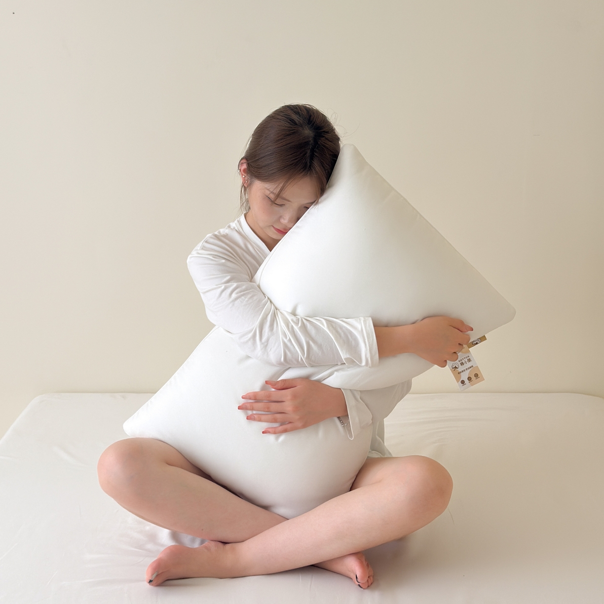 91家纺网 家纺一手货源 找家纺 （总）丽涵家纺 2025新款超柔静音磨绒绵柔单人枕头枕芯