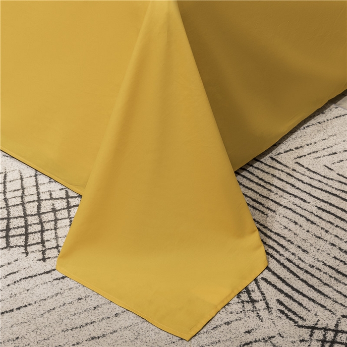 91家纺网 家纺一手货源 找家纺 小叮当家纺仓储工厂店 2025新款(热买家秀不断货)40s贡缎长绒棉纯棉字母款全棉四件套轻奢床上用品 墨绿黄