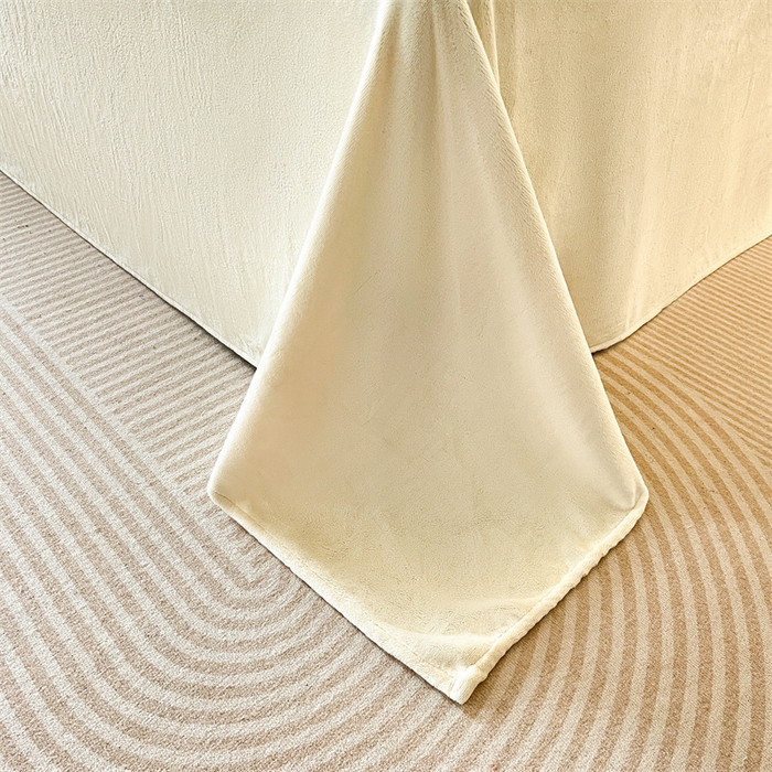 91家纺网 家纺一手货源 找家纺 梦幻之城 2025新款牛奶绒刺绣款四件套-寐羽C款 寐羽-奶芋色