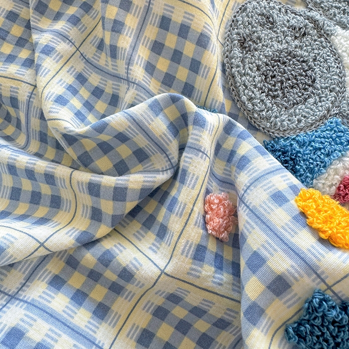 91家纺网 家纺一手货源 找家纺 （总）沃朴家居 2025新款萌趣水洗棉毛巾绣四件套