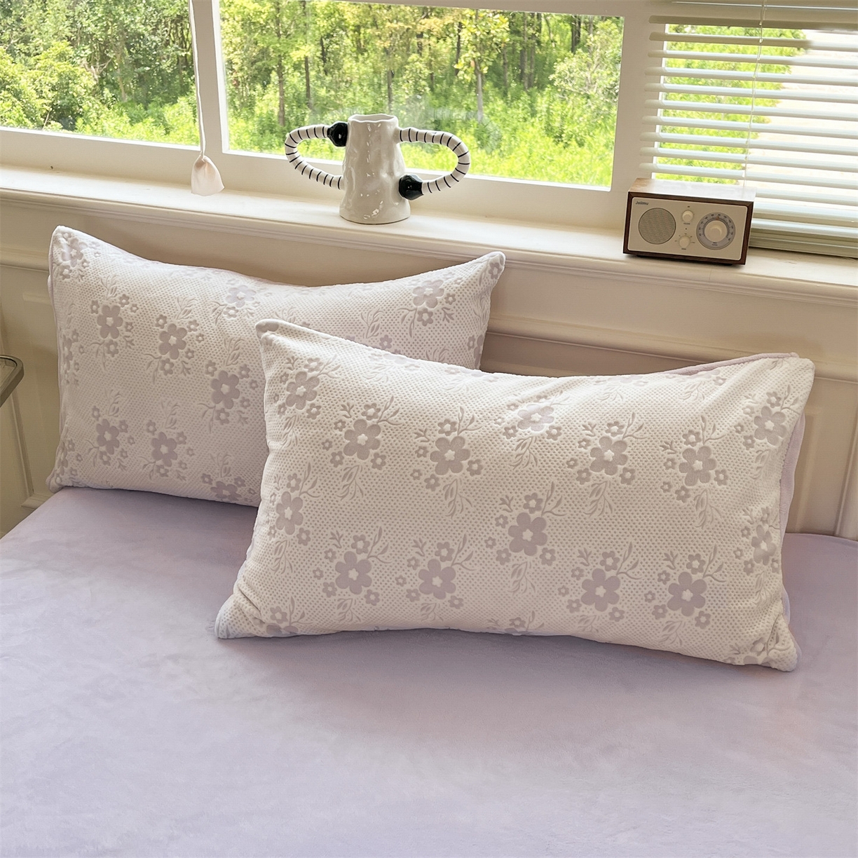 91家纺网 家纺一手货源 找家纺 （总）梦幻之城 2025新款雕花绒牛奶绒系列四件套-花琦