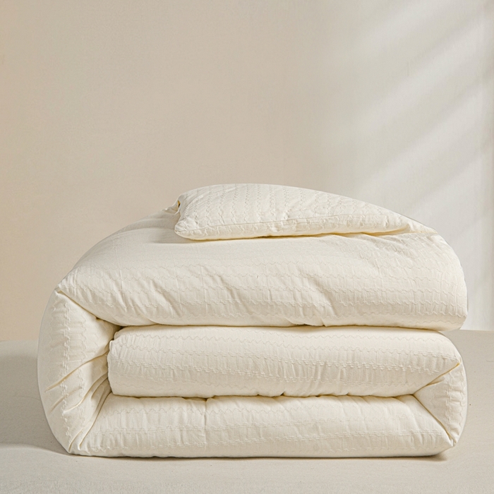 91家纺网 家纺一手货源 找家纺 （总）一加一 2025新款A类全棉原棉提花大豆被被子被芯