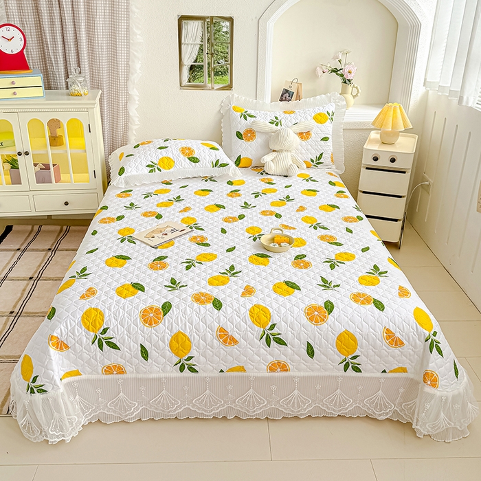 91家纺网 家纺一手货源 找家纺 （总）冬然 2025新款全棉床盖纯棉床盖夹棉床单全棉床单纯棉床单