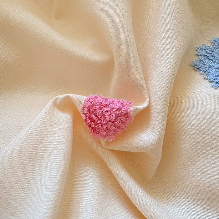 91家纺网 家纺一手货源 找家纺 沃朴家居 2025新款萌趣水洗棉毛巾绣四件套 小熊同学