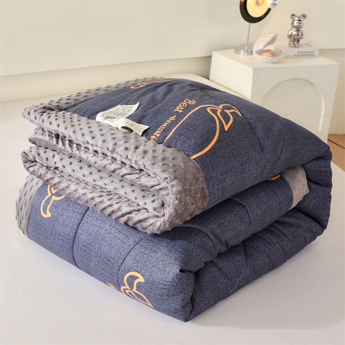 91家纺网 家纺一手货源 找家纺 云家 2025新款豆豆绒被子被芯夏凉被空调被四季被 海豚王国