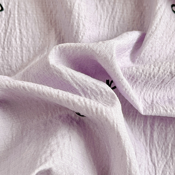 91家纺网 家纺一手货源 找家纺 逸林家纺《原希尔顿逸林》 2025新款皱皱纱枕套镂空花边单品枕套 小紫情调