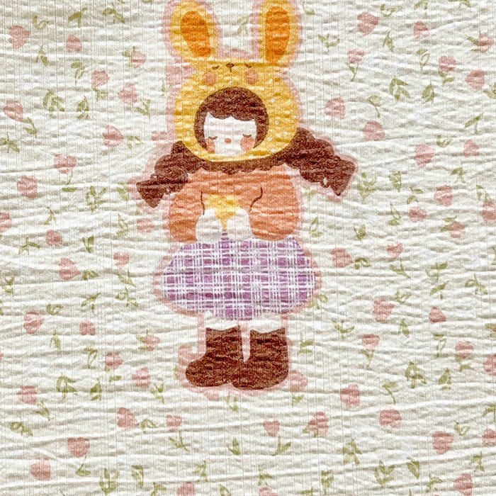 91家纺网 家纺一手货源 找家纺 逸林家纺《原希尔顿逸林》 2025新款皱皱纱枕套镂空花边单品枕套 小花萝莉