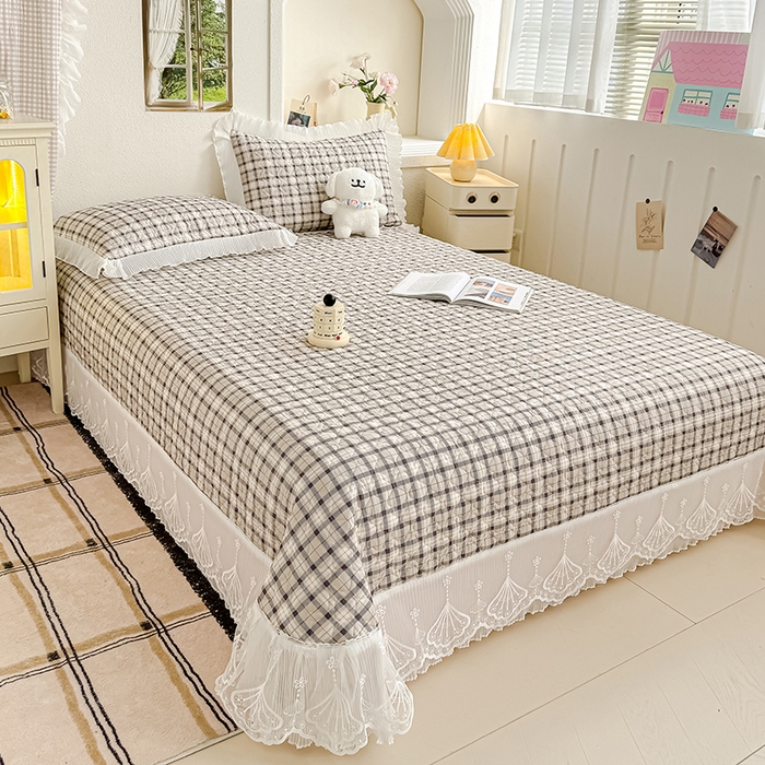 91家纺网 家纺一手货源 找家纺 冬然 2024新款全棉床盖纯棉床盖夹棉床单全棉床单纯棉床单 别具一格