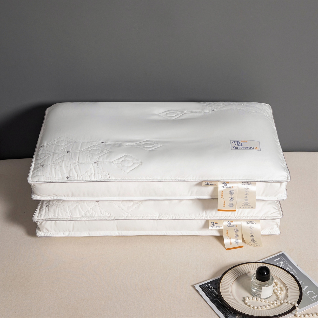 91家纺网 家纺一手货源 找家纺 （总）麦肯锡 2025新款3F净眠枕 枕头枕芯