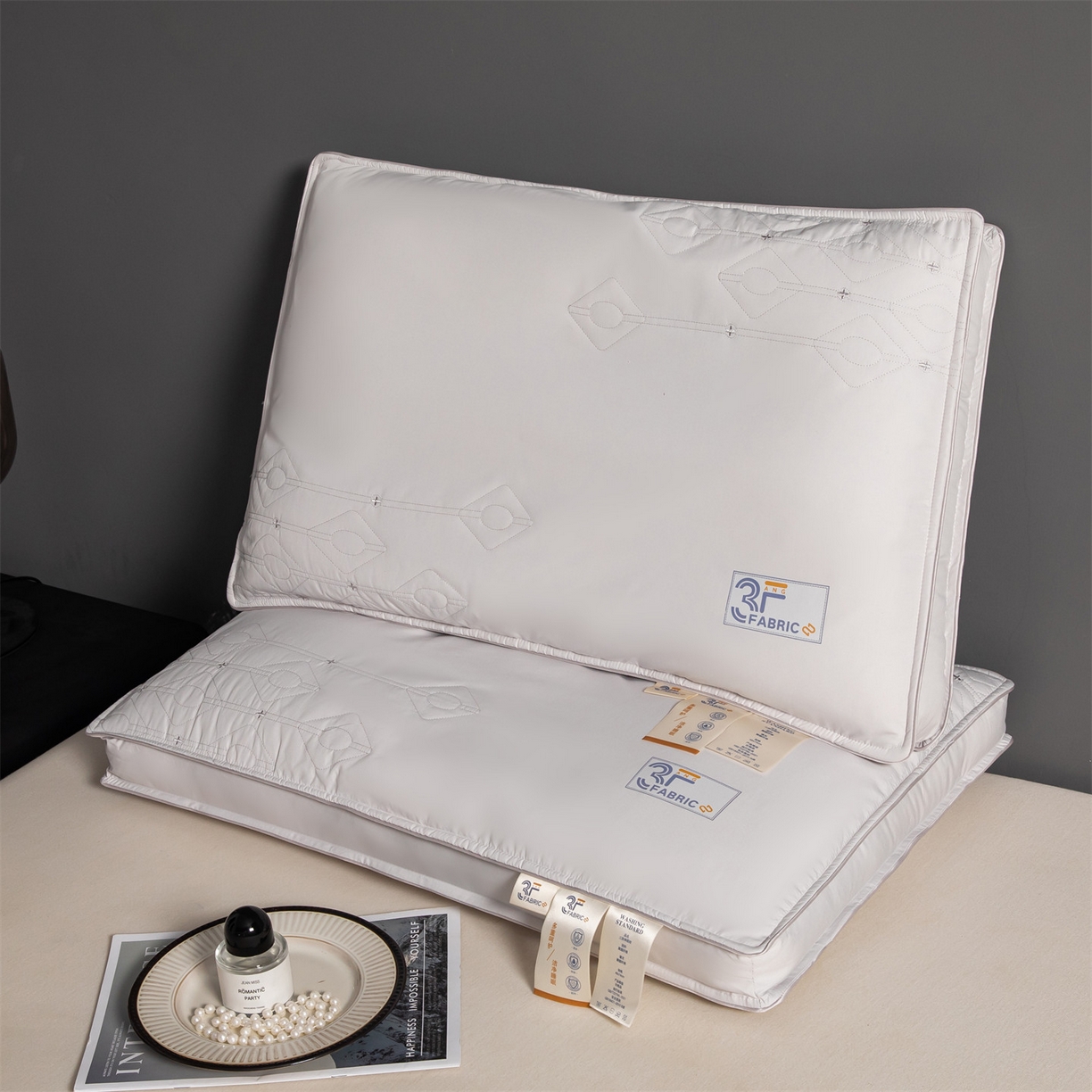 麦肯锡 2025新款3F净眠枕 枕头枕芯 灰色