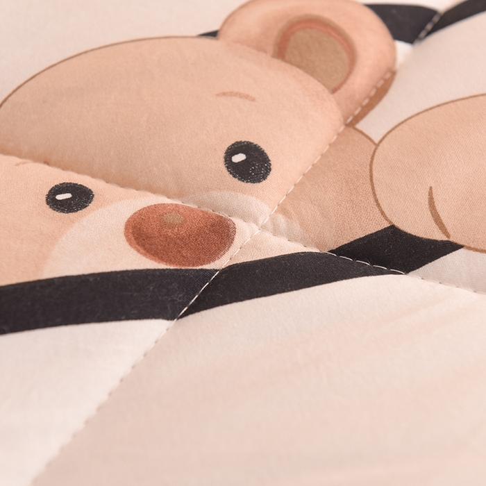 91家纺网 家纺一手货源 找家纺 云家 2025新款豆豆绒被子被芯夏凉被空调被四季被 欢乐小熊