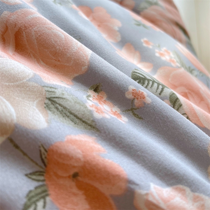 91家纺网 家纺一手货源 找家纺 云家 2025新款豆豆绒被子被芯夏凉被空调被四季被 玫瑰恋曲