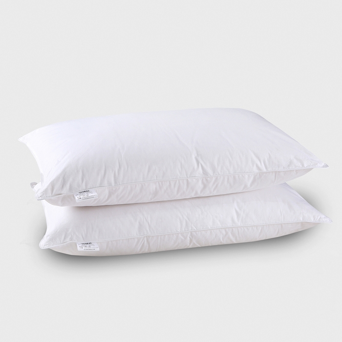 [91家纺网精选] 酒店棉枕纤维枕丝绒绗缝枕头防螨