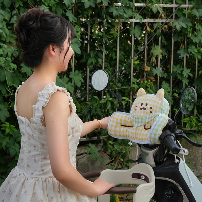 91家纺网 家纺一手货源 找家纺 仟亿莱 2025新款方巾格子喵儿童防撞垫 组合图仅供展示不可下单