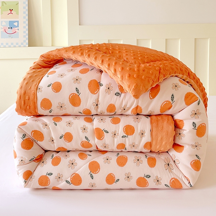 91家纺网 家纺一手货源 找家纺 云家 2025新款豆豆绒被子被芯夏凉被空调被四季被 大吉大利