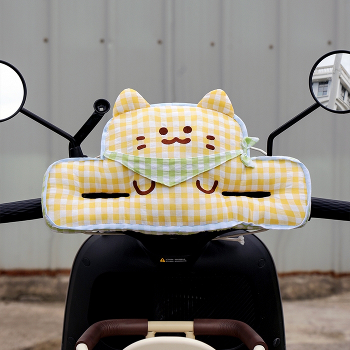 91家纺网 家纺一手货源 找家纺 仟亿莱 2025新款方巾格子喵儿童防撞垫 组合图仅供展示不可下单