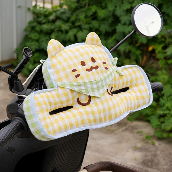 91家纺网 家纺一手货源 找家纺 （总）仟亿莱 2025新款方巾格子喵儿童防撞垫