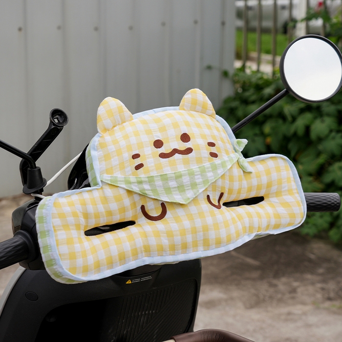 91家纺网 家纺一手货源 找家纺 （总）仟亿莱 2025新款方巾格子喵儿童防撞垫