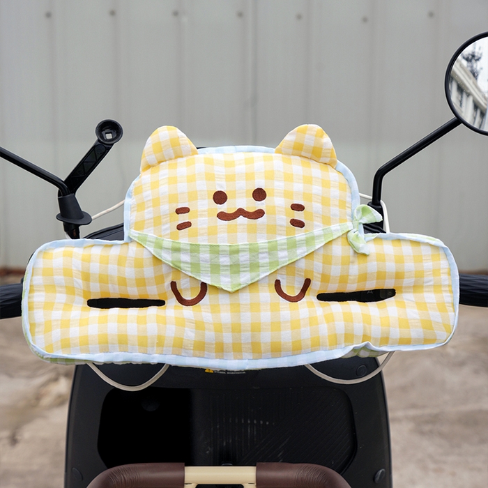 91家纺网 家纺一手货源 找家纺 （总）仟亿莱 2025新款方巾格子喵儿童防撞垫