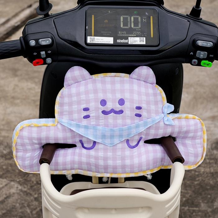 91家纺网 家纺一手货源 找家纺 仟亿莱 2025新款方巾格子喵儿童防撞垫 组合图仅供展示不可下单