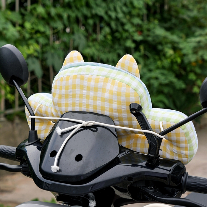 91家纺网 家纺一手货源 找家纺 （总）仟亿莱 2025新款方巾格子喵儿童防撞垫