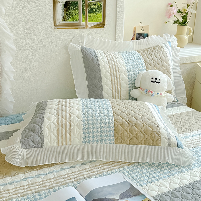 91家纺网 家纺一手货源 找家纺 冬然 2024新款全棉床盖纯棉床盖夹棉床单全棉床单纯棉床单 多彩时光