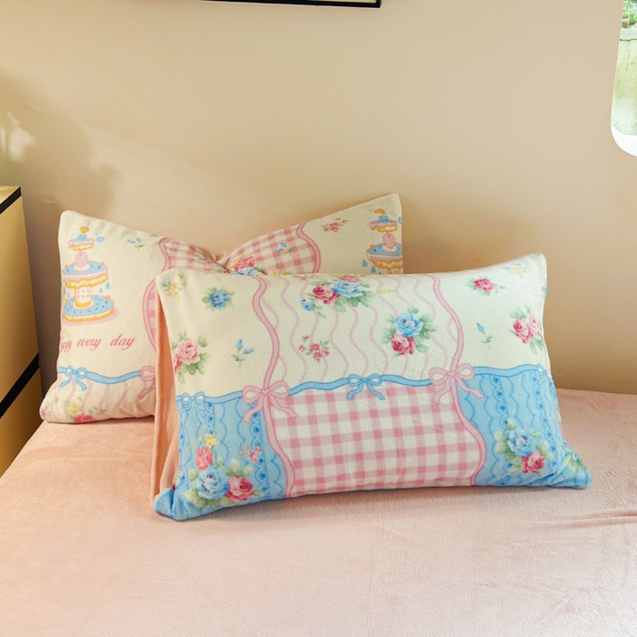 91家纺网 家纺一手货源 找家纺 （总）王朝国际 2025新款高克重牛奶绒印花四件套