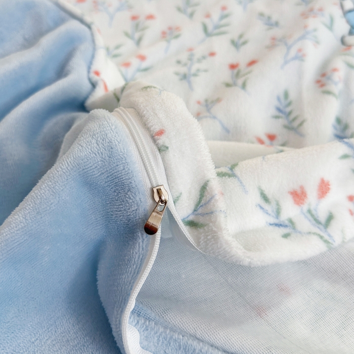 91家纺网 家纺一手货源 找家纺 王朝国际 2026新款高克重牛奶绒印花四件套 莫奈花园