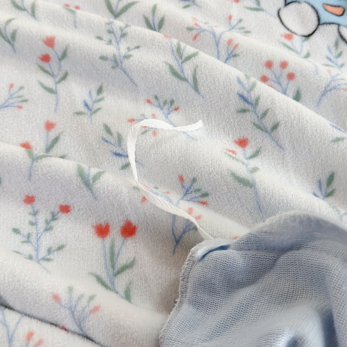 91家纺网 家纺一手货源 找家纺 王朝国际 2026新款高克重牛奶绒印花四件套 莫奈花园