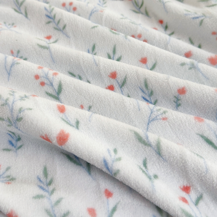 91家纺网 家纺一手货源 找家纺 王朝国际 2026新款高克重牛奶绒印花四件套 莫奈花园