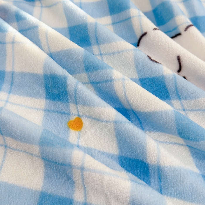 91家纺网 家纺一手货源 找家纺 王朝国际 2026新款高克重牛奶绒印花四件套 小兔泡芙