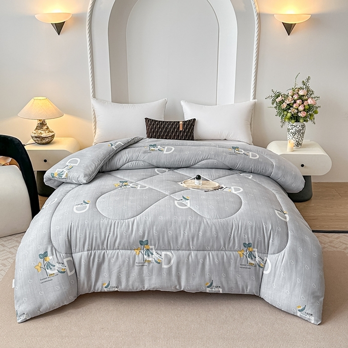 91家纺网 家纺一手货源 找家纺 （总）好欣怡家纺 2025新款洛卡棉冬被学生被四季被仿棉被芯