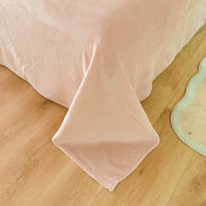 91家纺网 家纺一手货源 找家纺 王朝国际 2026新款高克重牛奶绒印花四件套 云梦海棠