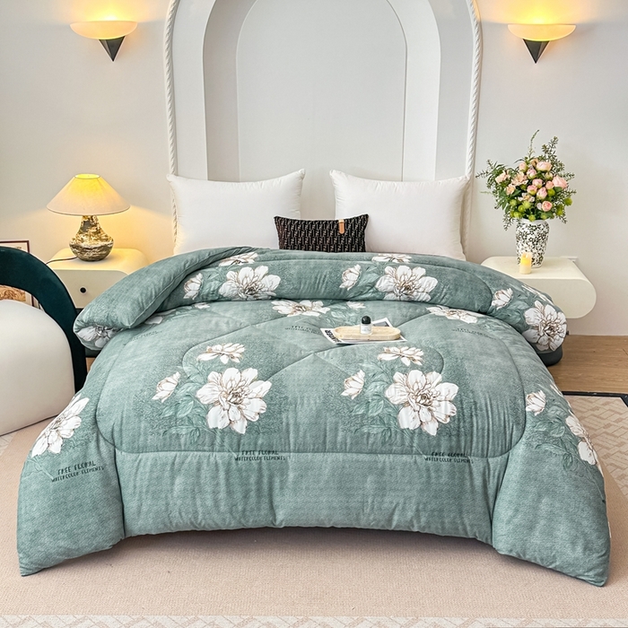 91家纺网 家纺一手货源 找家纺 （总）好欣怡家纺 2025新款洛卡棉冬被学生被四季被仿棉被芯