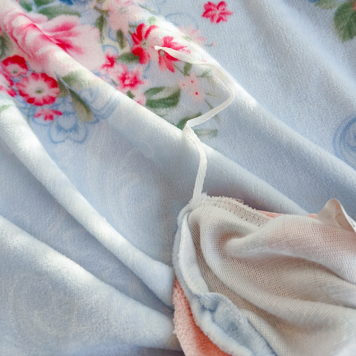 91家纺网 家纺一手货源 找家纺 王朝国际 2026新款高克重牛奶绒印花四件套 云梦海棠