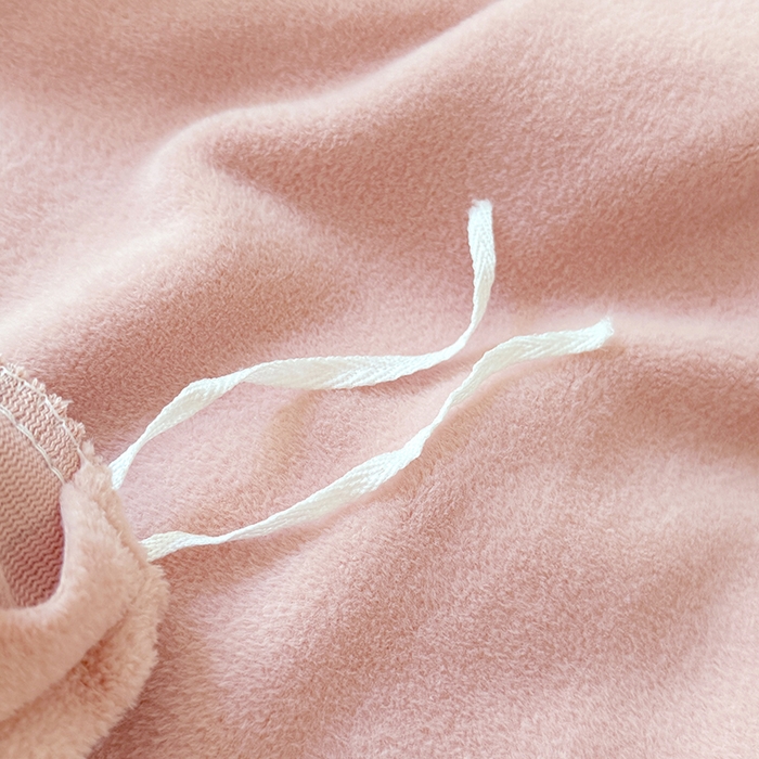 91家纺网 家纺一手货源 找家纺 家贝爱 2025新款高克重石墨烯牛奶绒四件套 暖梦-粉玉