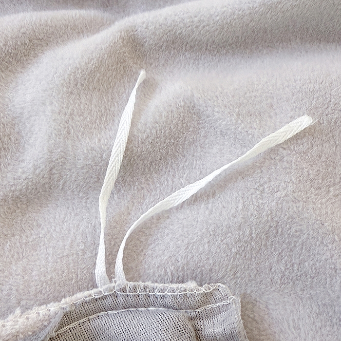 91家纺网 家纺一手货源 找家纺 家贝爱 2025新款高克重石墨烯牛奶绒四件套 暖梦-浅灰