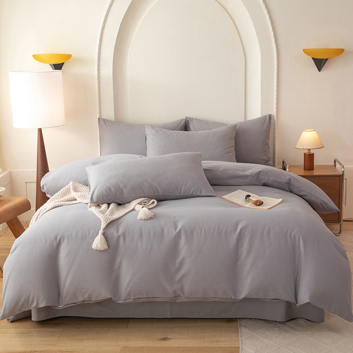 91家纺网 家纺一手货源 找家纺 （总）八十八家纺 2025新款纯棉加厚磨毛四件套及单品系列-四件套