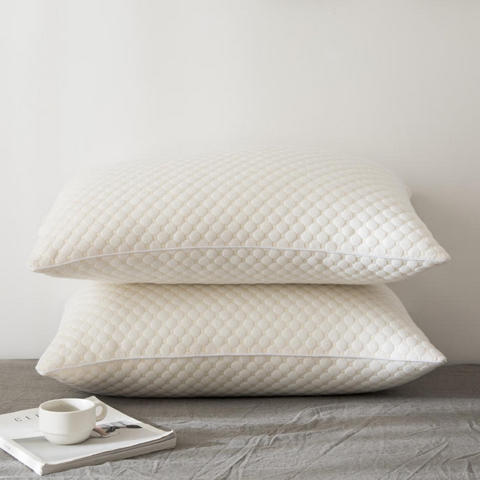 （总）胜诗梵 2025新款水立方透气羽丝绒枕芯