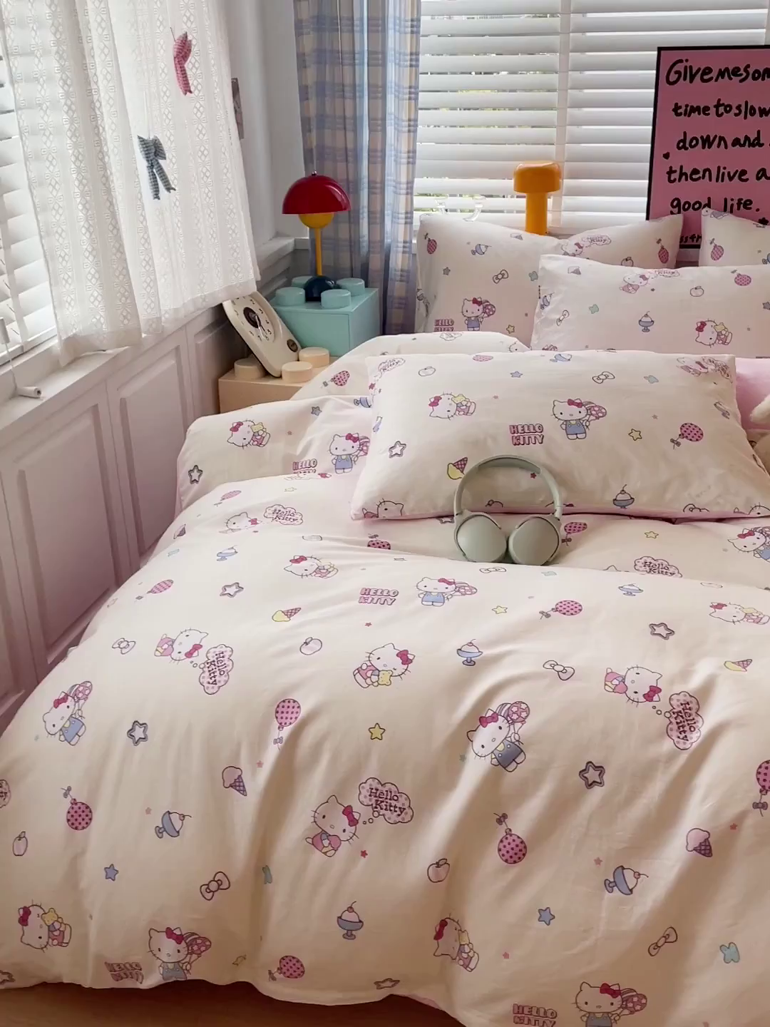 91家纺网 家纺一手货源 找家纺 朵希曼 2026新款棉绒卡通三丽鸥棉加绒印花系列四件套 甜甜凯蒂