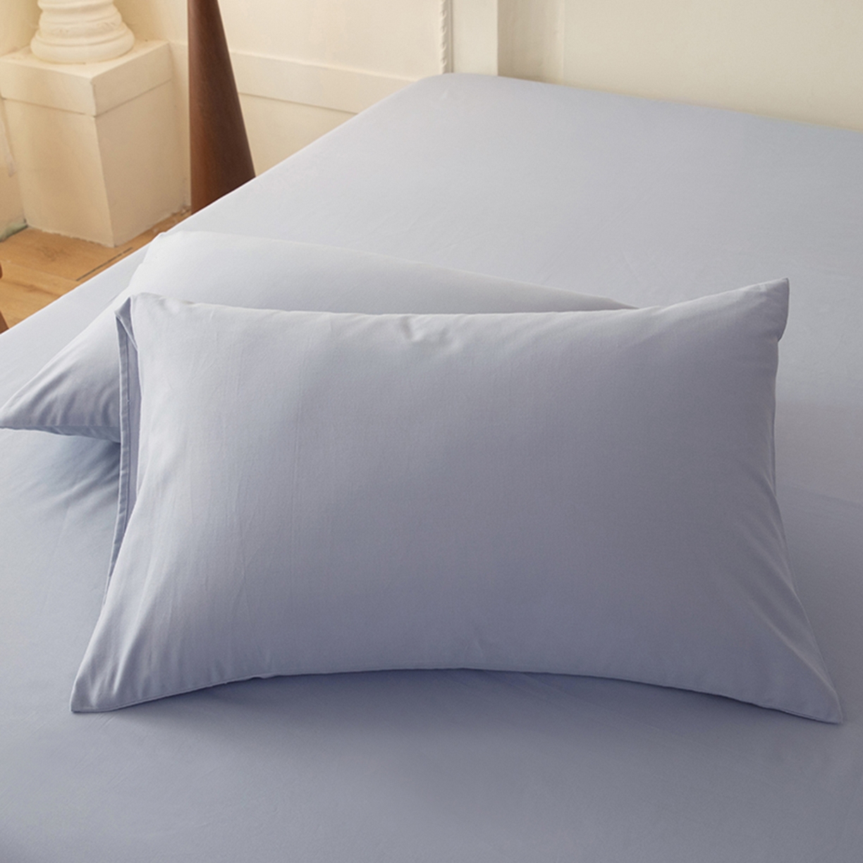 91家纺网 家纺一手货源 找家纺 八十八家纺 2025新款纯棉加厚磨毛四件套及单品系列-单被套 加厚天蓝