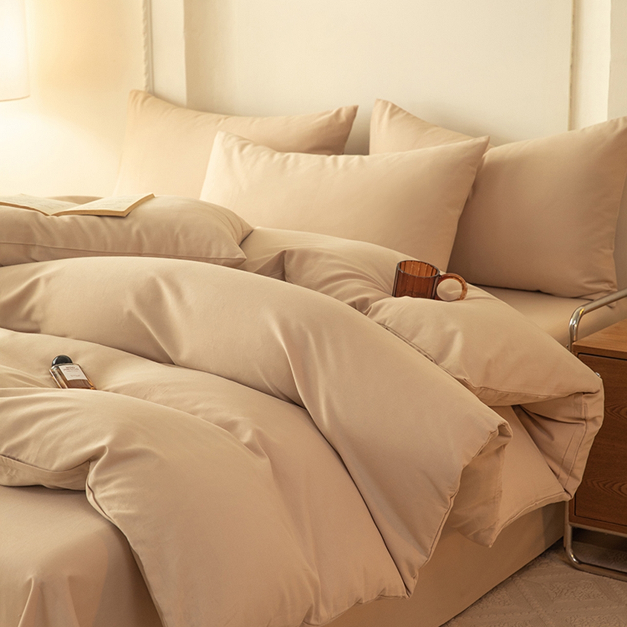 91家纺网 家纺一手货源 找家纺 （总）八十八家纺 2025新款纯棉加厚磨毛四件套及单品系列-单被套