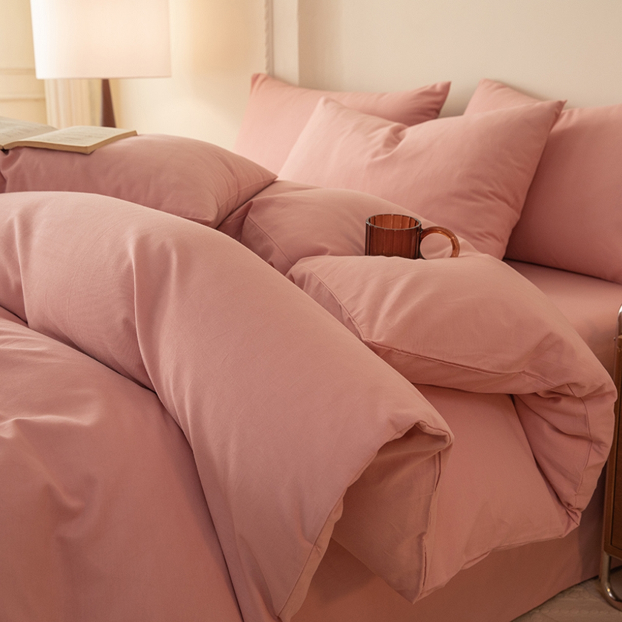 91家纺网 家纺一手货源 找家纺 （总）八十八家纺 2025新款纯棉加厚磨毛四件套及单品系列-单被套