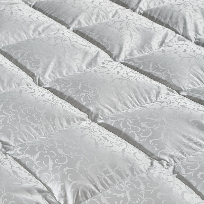 91家纺网 家纺一手货源 找家纺 暖羽屋羽绒馆 2025新款95白鹅绒 超精密金银丝大提花 羽绒被芯鹅绒被子 双人婚庆冬被 春秋被 洛威尔 白