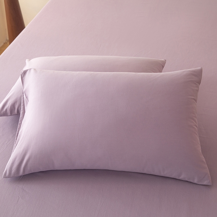 91家纺网 家纺一手货源 找家纺 八十八家纺 2025新款纯棉加厚磨毛四件套及单品系列-单床笠 加厚浅紫