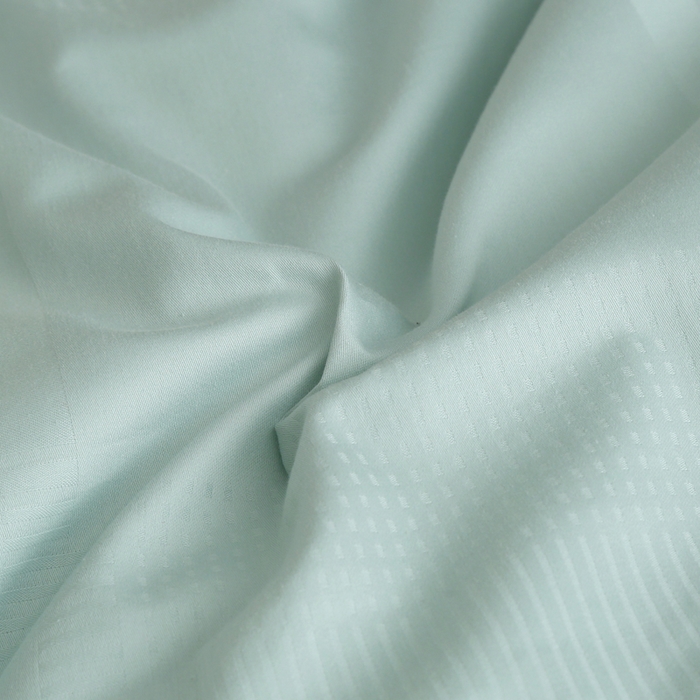 91家纺网 家纺一手货源 找家纺 越宏顺2025新款60s纯棉提花蚕丝被 豆绿