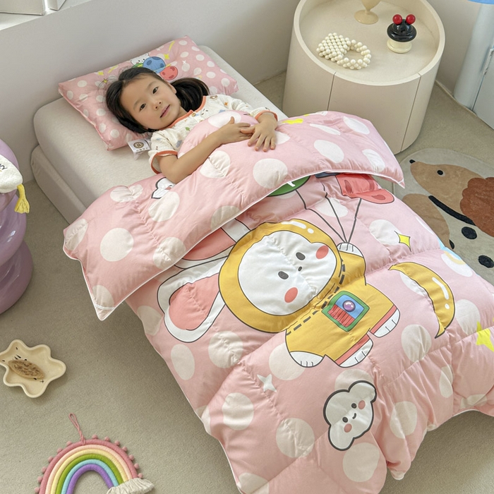 91家纺网 家纺一手货源 找家纺 暖羽屋羽绒馆 2025新款95绒子鸭绒被 羽绒被芯儿童学生羽绒被婴幼儿园冬被子 梦想星球