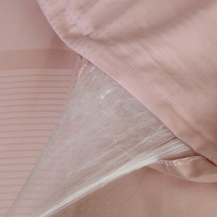 91家纺网 家纺一手货源 找家纺 越宏顺2025新款60s纯棉提花蚕丝被 豆沙