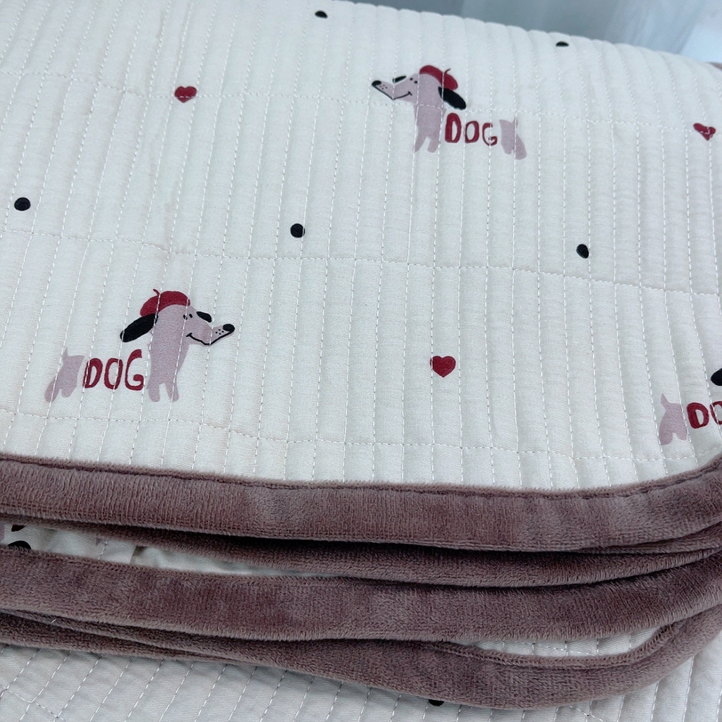 91家纺网 家纺一手货源 找家纺 （总）暖居 2025新款棉加绒印花床盖