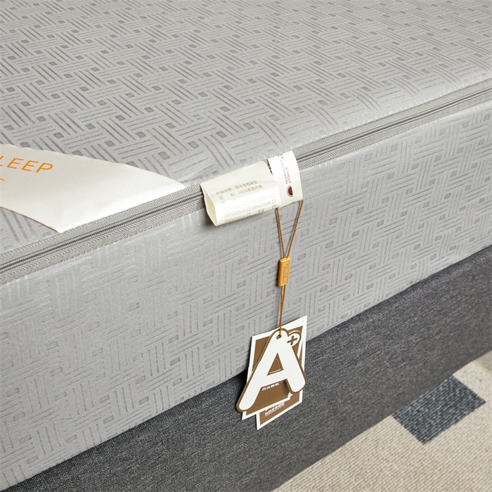 91家纺网 家纺一手货源 找家纺 糯米猪家纺 2025春夏新款亲肤棉六面全包防水压花床笠单件单床笠 高级灰